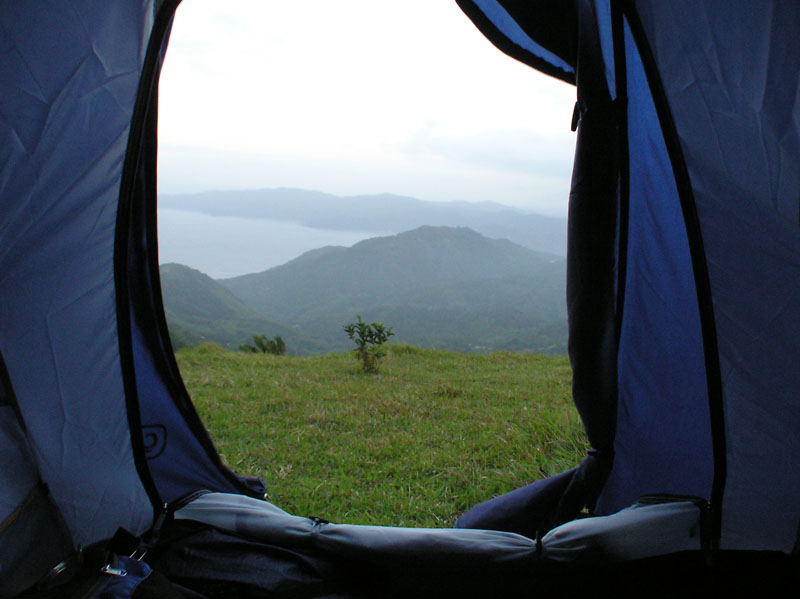 Mt Gulugud Tent View