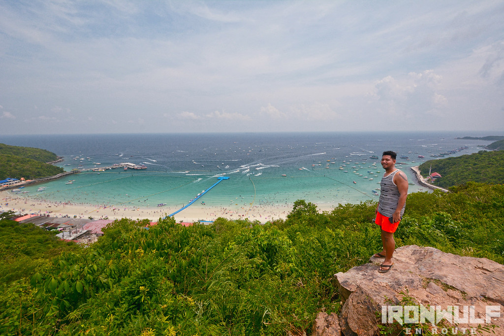 At the Koh Larn island viewpoint