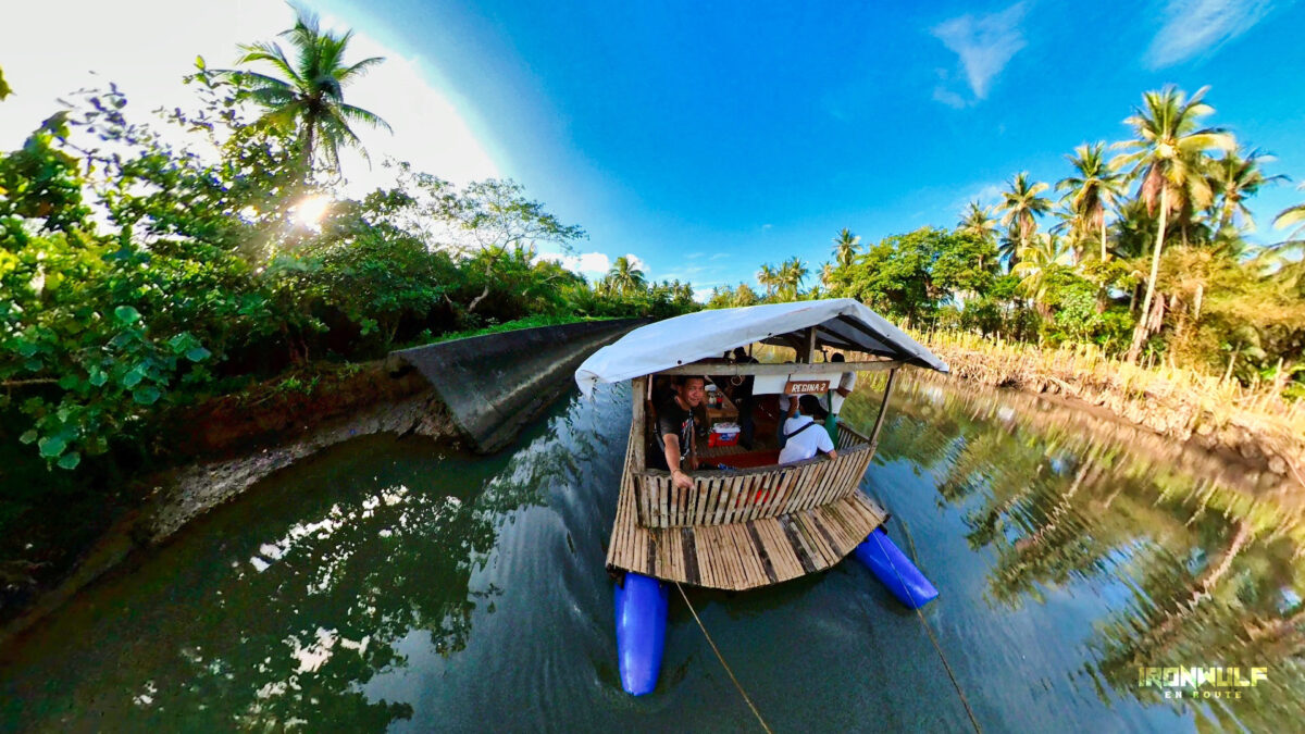 Cruising on a floating cabana at Buhatan river